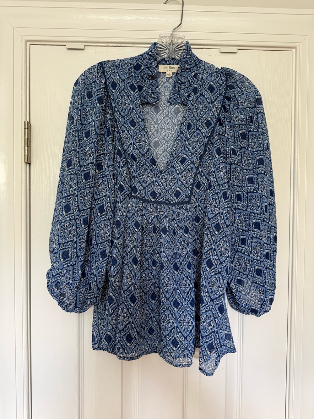 Umgee blue patterned shirt